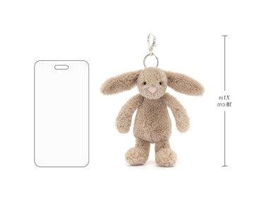 Bashful Beige Bunny Bag Charm