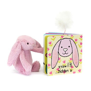 If I Were A Rabbit Book and Bashful Tulip Bunny Small