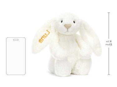 Personalised Bashful Luxe Bunny Luna Medium