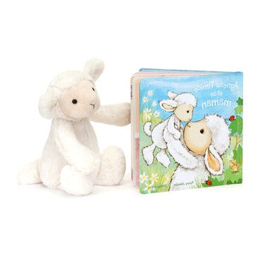 Agneau Timide Et Sa Maman Livre and Bashful Lamb Medium