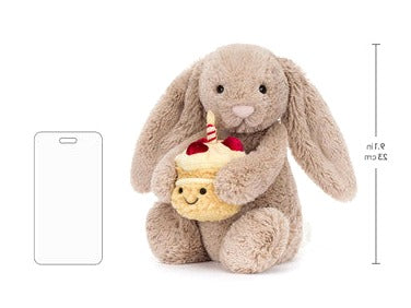 Bashful Beige Bunny 'Birthday'