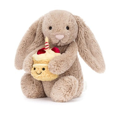 Bashful Beige Bunny 'Birthday'
