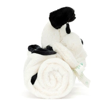 Bashful Black & Cream Puppy Blankie