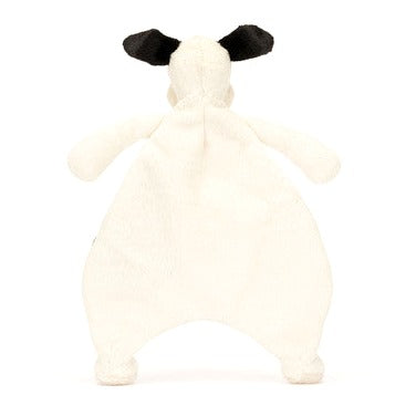 Bashful Black & Cream Puppy Comforter