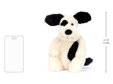 Bashful Black & Cream Puppy