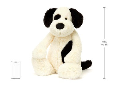 Bashful Black & Cream Puppy
