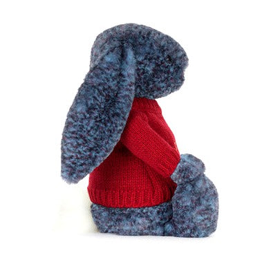 Hopscone Luxe Bunny with Personalised Red Jumper