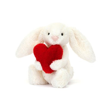 Bashful Red Love Heart Bunny