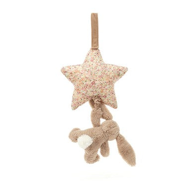 Blossom Bea Beige Bunny Musical Pull