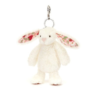 Blossom Cream Bunny 'Berry' Bag Charm