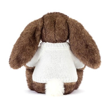 Hoppleston Luxe Bunny with Personalised Cream Jumper