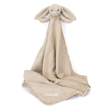 Personalised Bashful Beige Bunny Blankie