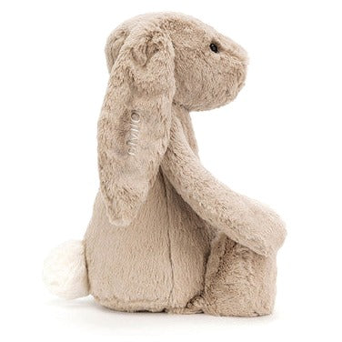 Personalised Bashful Beige Bunny Huge