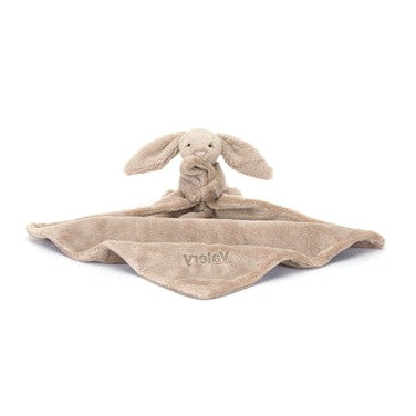 Personalised Bashful Beige Bunny Soother