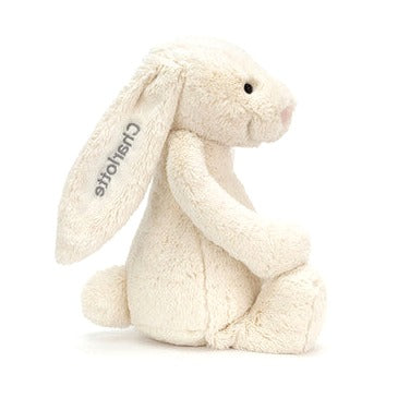 Personalised Bashful Cream Bunny Huge