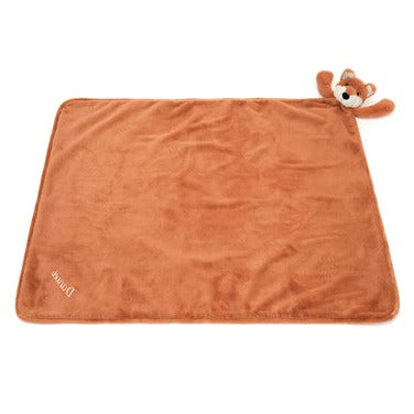 Personalised Bashful Fox Cub Blankie