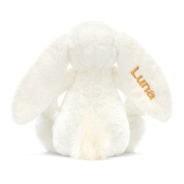 Personalised Bashful Luxe Bunny Luna Medium
