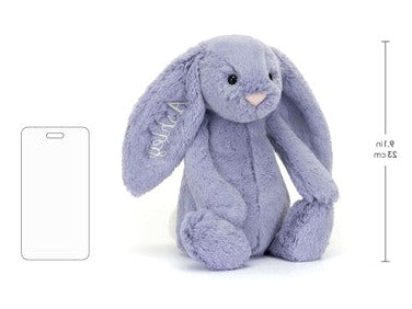 Personalised Bashful Viola Bunny Medium
