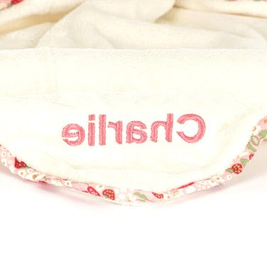 Personalised Blossom Cream Bunny 'Berry' Soother