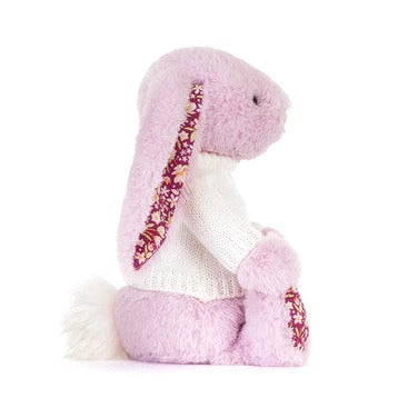 Thistlepop Blossom Luxe Bunny with Personalised Cream Jumper