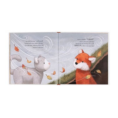 Warm in the Storm Book and Bashful Fox Cub Medium