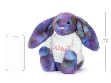 Zodihop Luxe Bunny with Personalised Cream Jumper