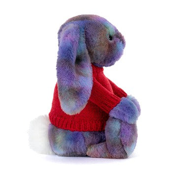 Zodihop Luxe Bunny with Personalised Red Jumper